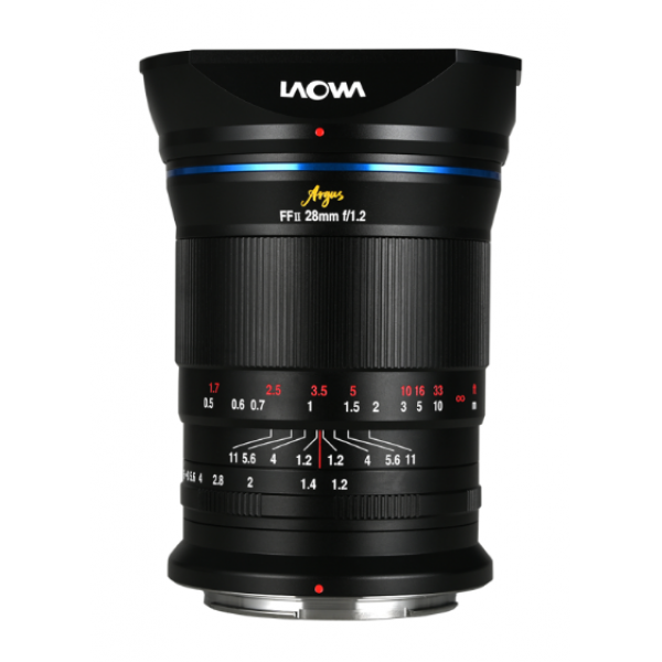 Laowa Argus 28mm f/1.2 鏡頭：全畫幅、f/1.2大光圈、13片光圈葉片